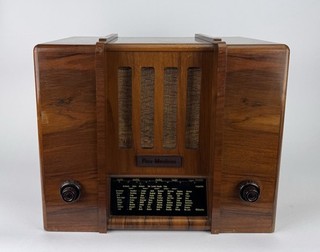 Röhrenradio Autophon Rex Medium K LW/MW und KW Radio Tischgerät Schweiz 1937