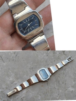 60er MONVIS VINTAGE UHR MIT MASSIVEM 0,800 SIVER GEHÄUSE UND ARMBAND UHREN 32,5mm