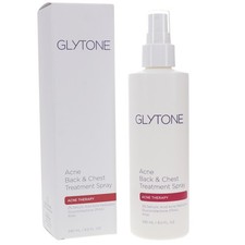 GLYTONE ACNE BACK  CHEST TREATMENT SPRAY 8 OZ  AUGUST 2026  NEW