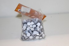 100pcs Black Wiggle Googly Eyes 6mm to 35mm Self Adhesive White Eyes Sticker Mix