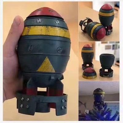 Mini Nuke Bombe Aufbewahrungsbox Retro Figur Desktop Dekor für Home Decoration