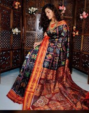 handloom silk nuapatana khandua odisha saree gifts for you - Handmade in India
