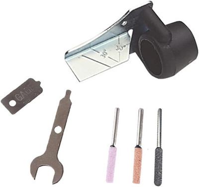 Acxico 6Pcs/Set Chainsaw Sharpening Attachment Kit for Dremel 1453 Chainsaw Chai