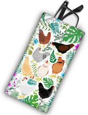 Soft Sunglasses Eyeglass Glasses Case,7x3.5inch Portable PU Leather Squeeze Top
