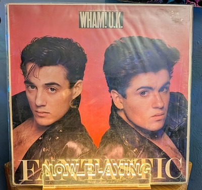 Wham! U.K. - Fantastic 12'' Black Vinyl LP 33 RPM Pop Columbia 1980s