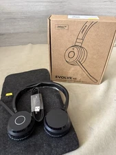 Jabra Evolve 65 TE (Third Edition) Wireless Dual-Ear Bluetooth Headphones w/ Mic