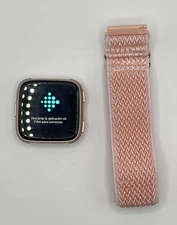 Fitbit Versa Smartwatch - Rose Gold - Band Included - TESTED - Working Great