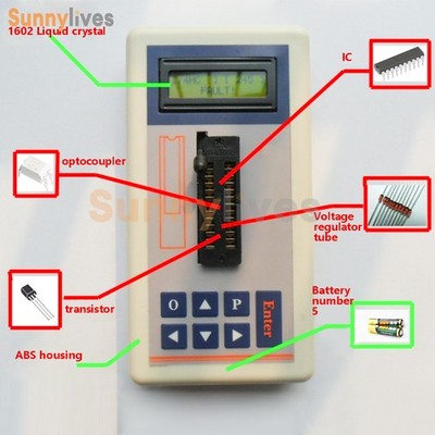 Integrated Circuit IC Chip Tester for Transistor 74ch 4500 operational amplifier