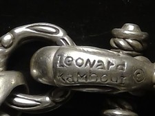 Leonard Kamhout © 925 USA Set Necklace 58cm 148g / Bracelet 26cm 81.7g