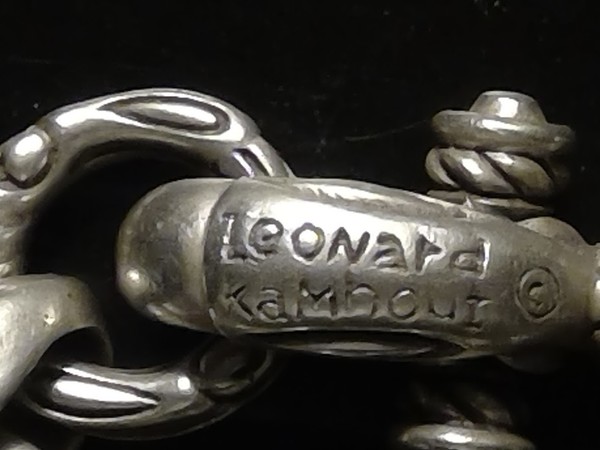 Leonard Kamhout © 925 USA Set Necklace 58cm 148g / Bracelet 26cm 81.7g
