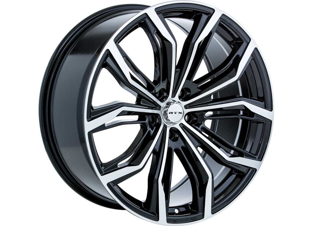 RTX Wheels 082421 Black Widow 17x7.5 5x108 ET40 CB63.4 Black