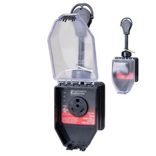 Progressive Industries SSP-30XL Portable RV Smart Surge Protector, Black, 30 ...