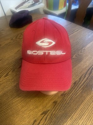 New Era Bio steel Fitted Hat Red Cap Mesh Small/Medium