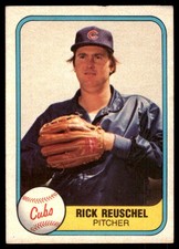 Rick Reuschel 1981 Fleer #293 Chicago Cubs MLB READ FREE SHIPPING AutographDen