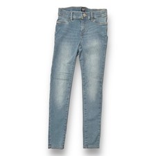 Girls Gap Jeans Size 12 Youth Stretch Denim Classic Fit Light Wash Straight Leg