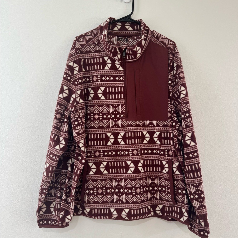 Duluth Trading Geometric Patterned Pullover Relax… - image 1