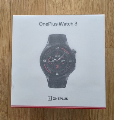 OnePlus Watch 3 Smartwatch 47mm Black Steel Wear OS NEU & OVP versiegelt