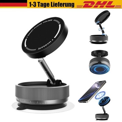 360° verstellbare Magnetische Handyhalter Vakuum-Saugnapf-Autohalterung Upgraded