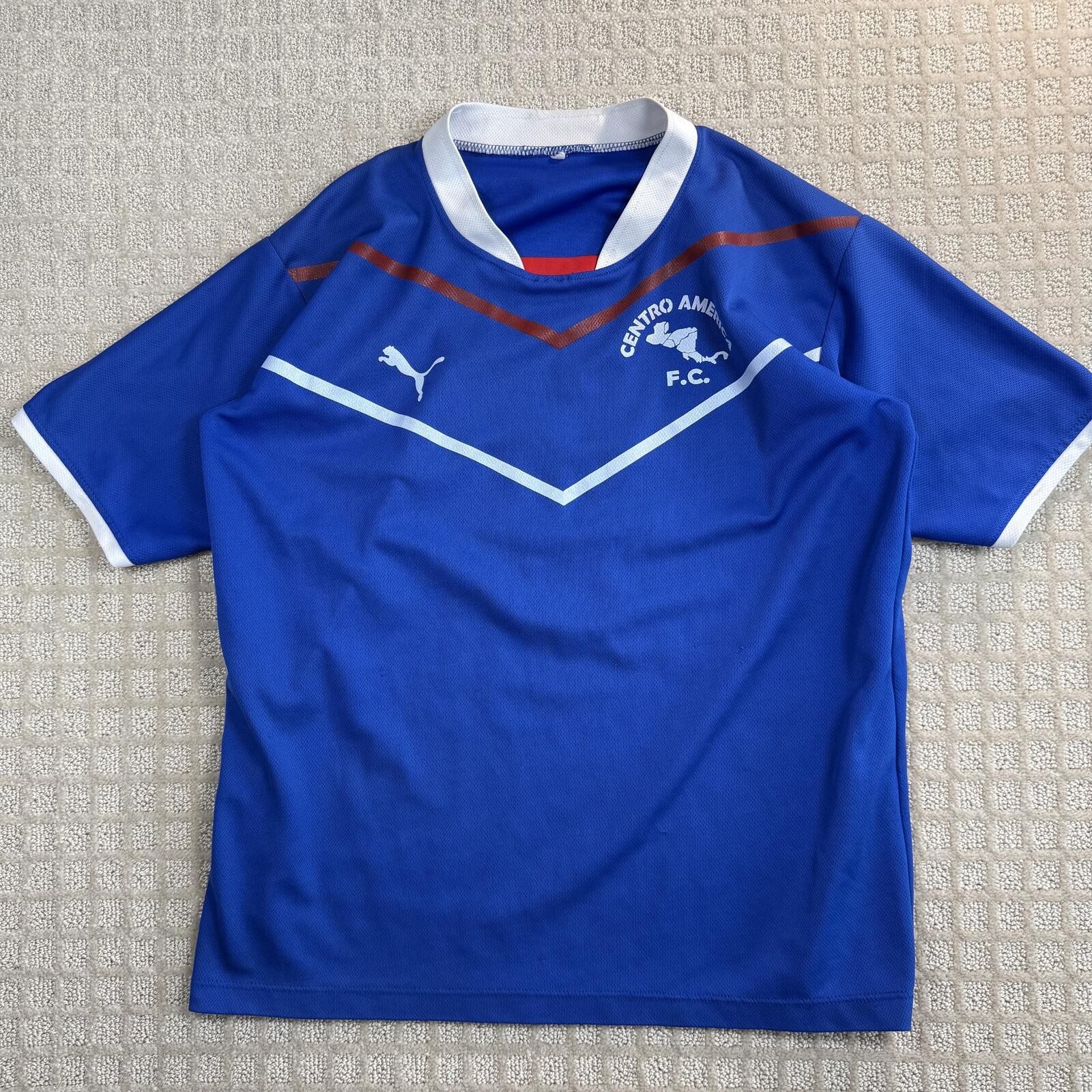 Puma Centro America FC Vintage Soccer Jersey Blue