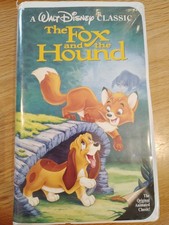 Disney The Fox and the Hound VHS 1994 Clamshell Black Diamond