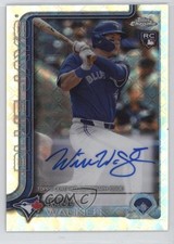 2025 Topps Chrome Logofractor Edition Rookie Auto Will Wagner #RA-WW Auto 2a9