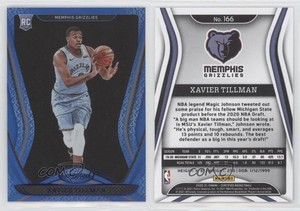 2020-21 Certified Mirror Blue Xavier Tillman #166 Rookie RC
