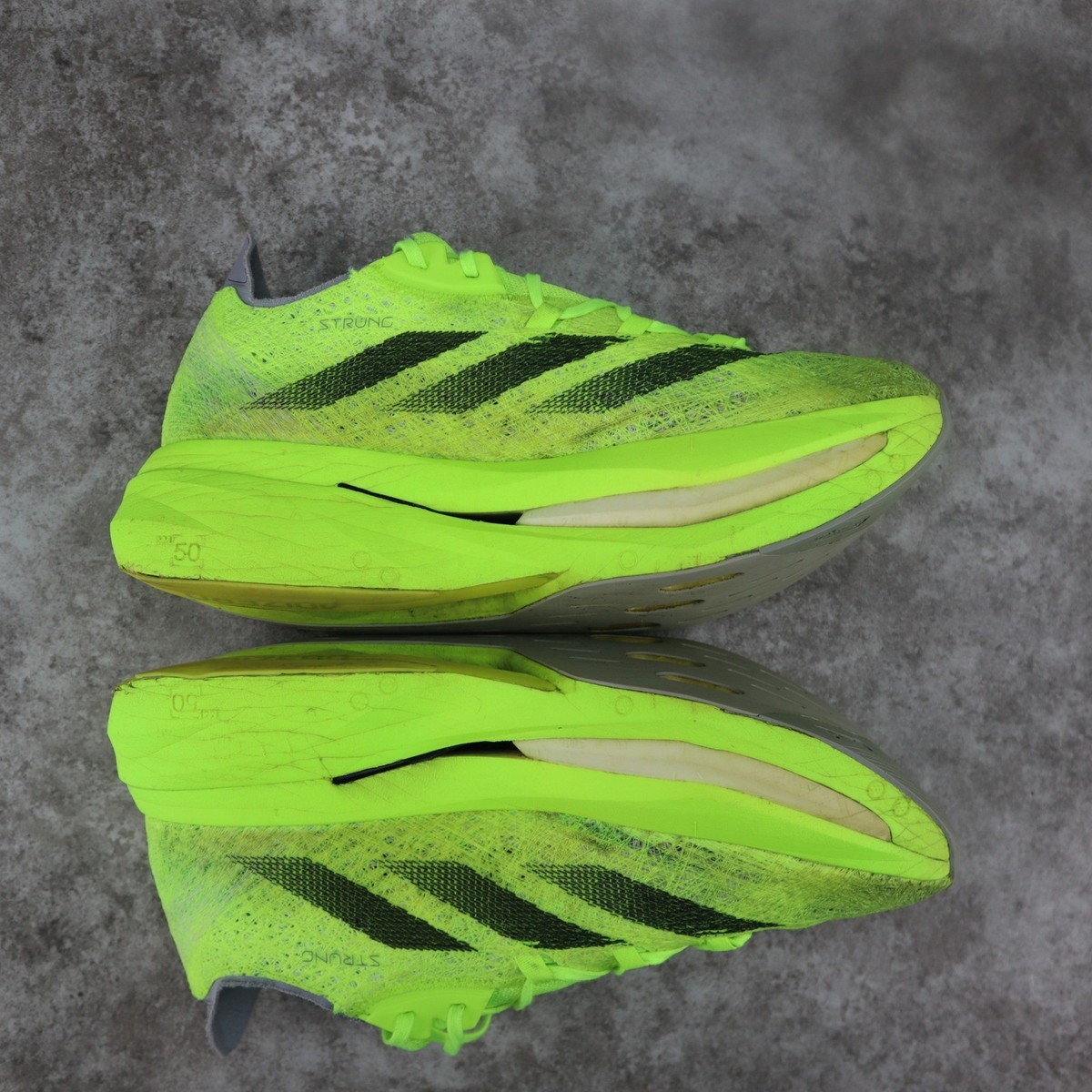 Adidas Adizero Prime x 2.0 Neon Green Black Running Shoes IH5683