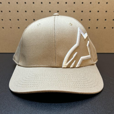 #ad Alpinestars Hat Cap Snap Back Mens Snap Back Sand Beige Corp Snap 2 Logo NEW $22.99