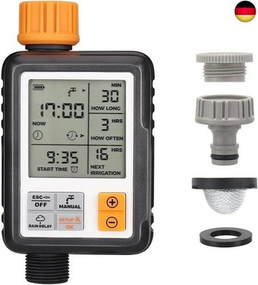 Garden Bewässerungscomputer IPX5 Bewässerungsuhr Automatisch Wasser Timer Easy C