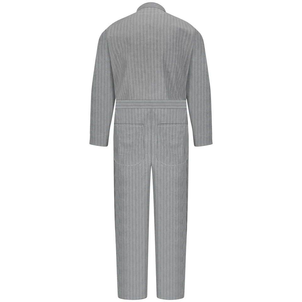 Red Kap Snap-Front Cotton Herringbone Coverall - Image 2 of 3