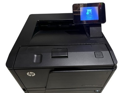 HP LaserJet Pro 401dn Network Printer (Power On No Cartridges)