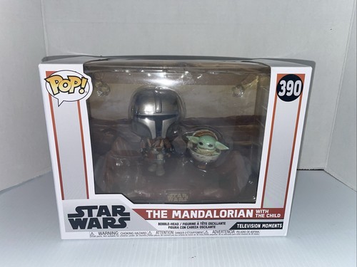 Funko Pop! Moments: Star Wars - The Mandalorian with The Child #390 - 第 1/6 張圖片