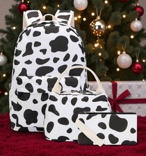 3-Pieces Backpack for Girls Preschool Kindergarten with Lunch Box Christmas Gift