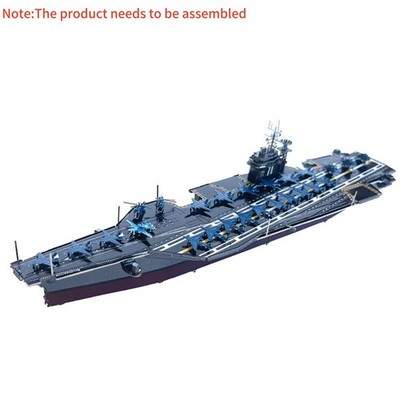 Metall 1:1500 USS Roosevelt Flugzeugträger CVN-71 Unmontierter Modellbausatz