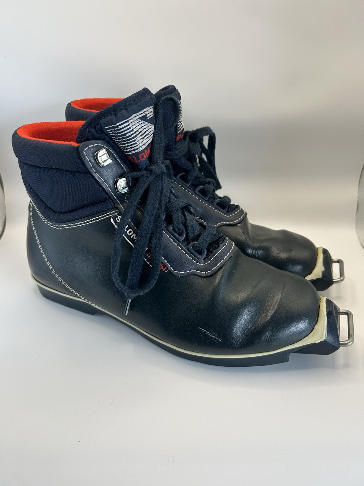 VTG Salomon SR451 Nordic Cross Country Ski Boots EU 38 US Mens 6 Womens 7.5