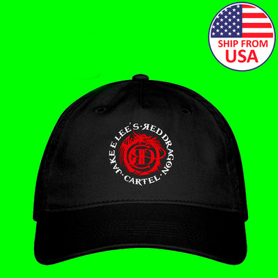 Jake E Lee's Red Dragon Cartel Black Adjustable Organic Hat Size Adult
