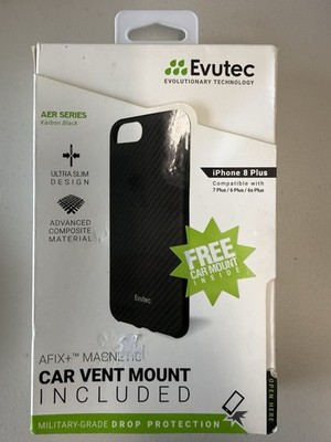 Evutec 813158023940 Karbon Case With Vent Mount for iPhone 8 Plus/7 Plus/6s Plus