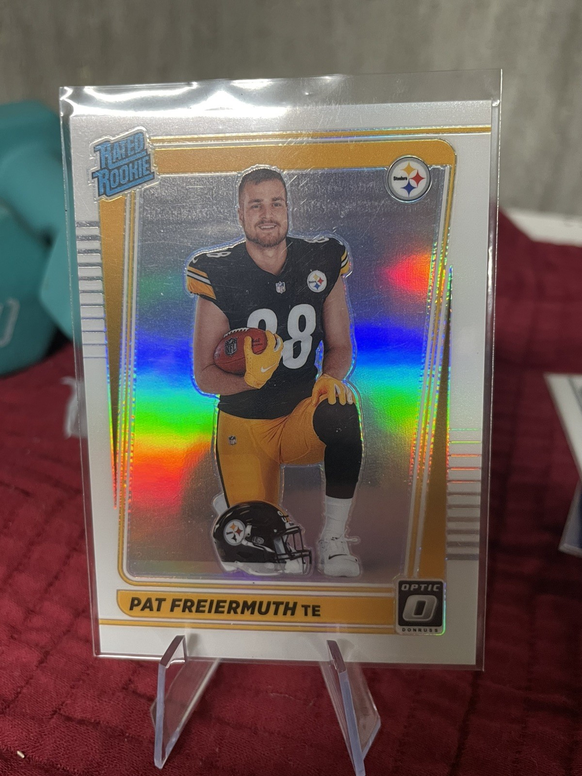 2021 Donruss Optic #232 Pat Freiermuth Holo Variation