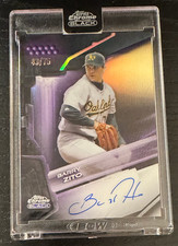 2026 Topps Chrome Black Barry Zito Purple Refractor On Card Auto /75 Athletics