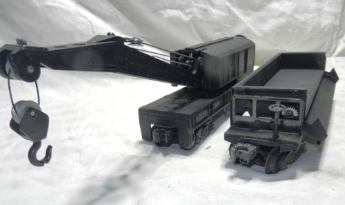 Lionel postwar 6460 Bucyrus Erie Crane Car and 3459 Automatic Dump Car - Picture 6 of 7