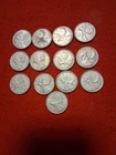 Canada, 1940-1966 Silver Quarters, Lot of 13
