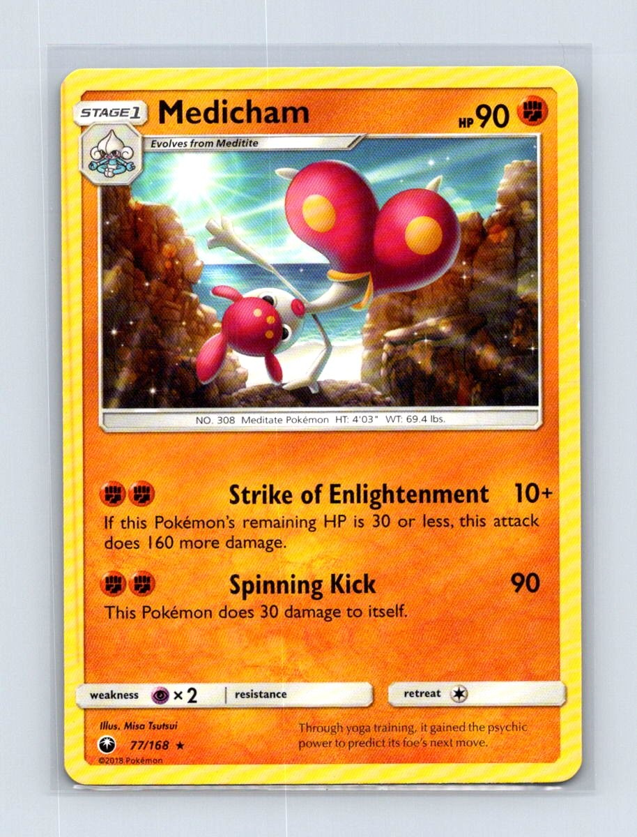 Medicham 77/168 Rare Celestial Storm Pokemon Lightly Played