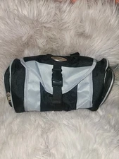 BRAND NEW GRAY & BLACK HANGING TOILETRY TRAVEL BAG