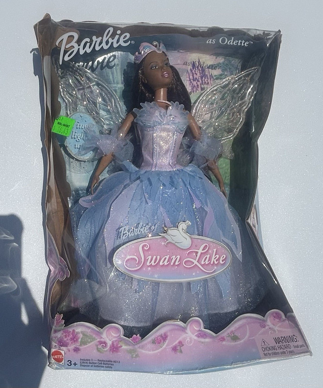 2003 Barbie of Swan Lake Odette Doll African American B2767 NR