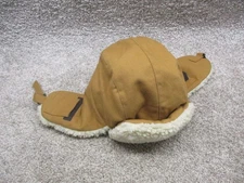 Stetson Hat Trapper Fitted Mens Medium Tan Sherpa Lined Ear Flap Aviator Winter