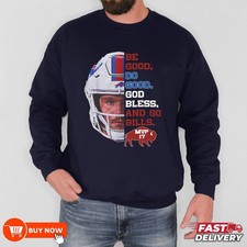 Josh Allen Buffalo Bills Signature NFL Sweatshirt - Full Colors, Full Size