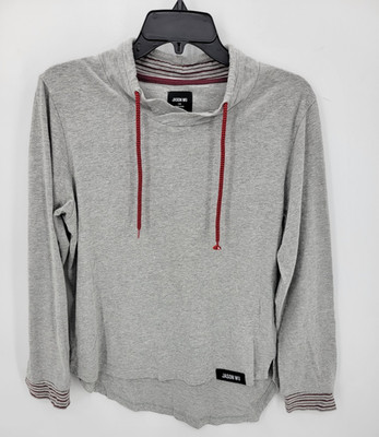 Jason Wu for Eva Air Pullover Womens Medium Gray Funnel Neck Athleisure Casual