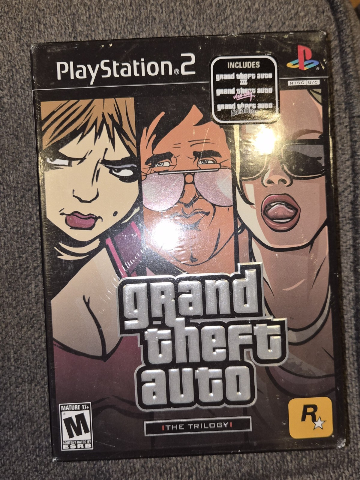 Grand Theft Auto: The Trilogy (Sony PlayStation 2, 2006) Factory Sealed