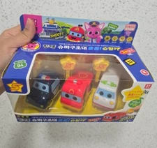 Pinkfong Super Rescue Shooting Car 3ea Korea toy
