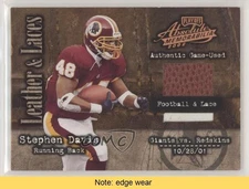 2002 Playoff Absolute Memorabilia Football & Lace 49/50 Stephen Davis READ 5x0